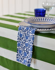 Zucchini Print Napkin / Blue