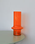 Colourful Glass Vase / Paprika