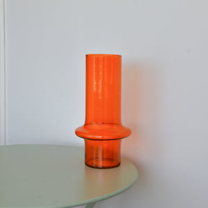 Colourful Glass Vase / Paprika