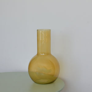 Ella Colourful Glass Vase / Almond Brown