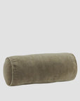 Velvet Bolster Cushion / Dusty Green