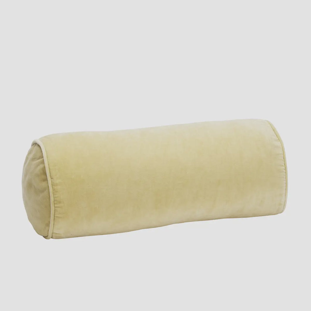 Velvet Bolster Cushion / Honey