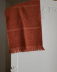 Jacquard Guest Towel / Sienna