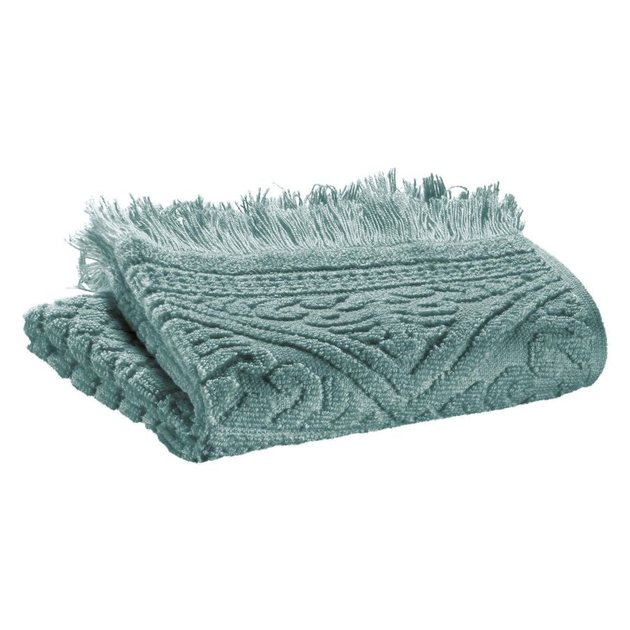 Jacquard Guest Towel / Grey Green