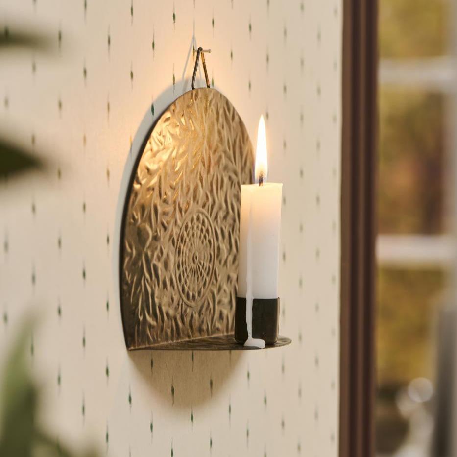 Brass Wall Sconce or Candle Holder