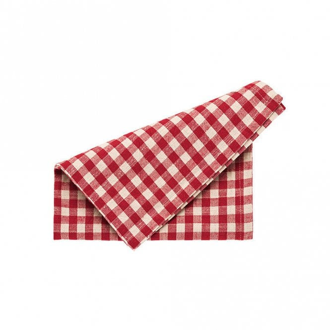 Gingham Napkin / Red