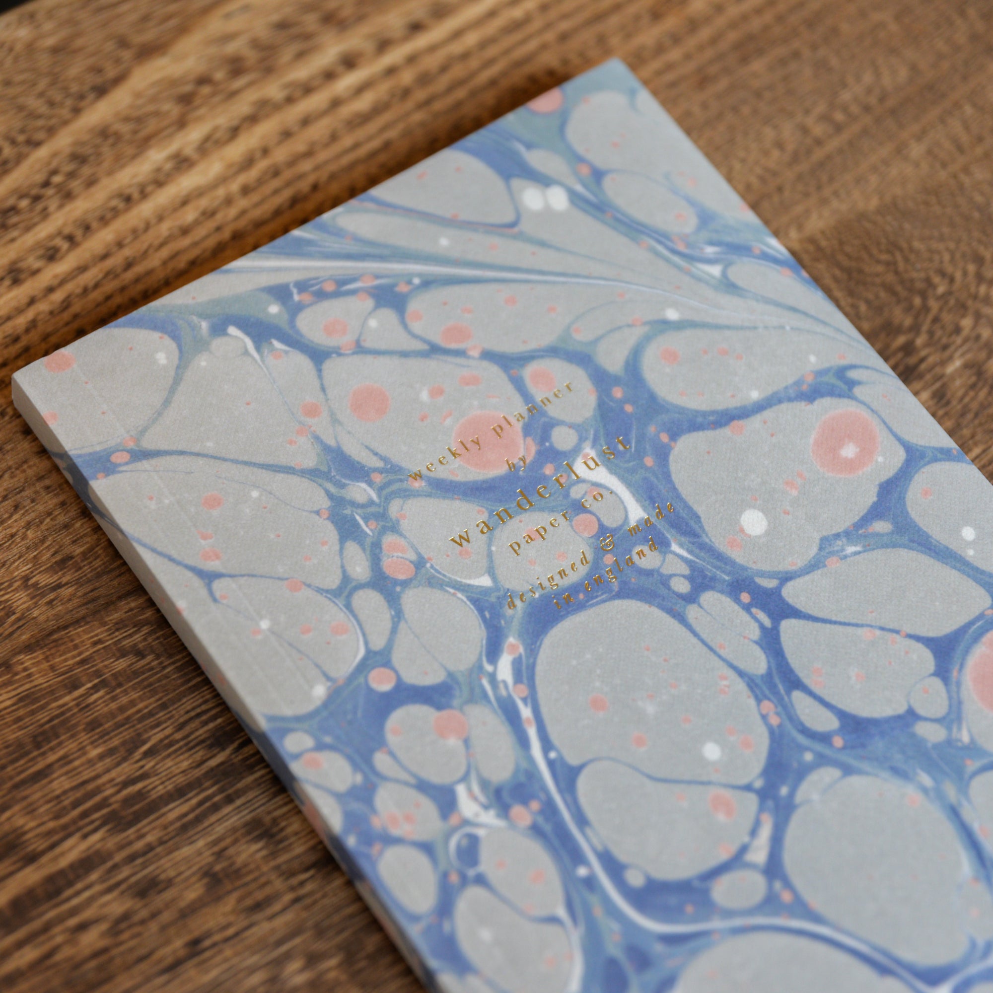 Wanderlust Paper Co. Blue Marble Weekly Planner