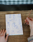 Wanderlust Paper Co. Blue Nudes Weekly Planner