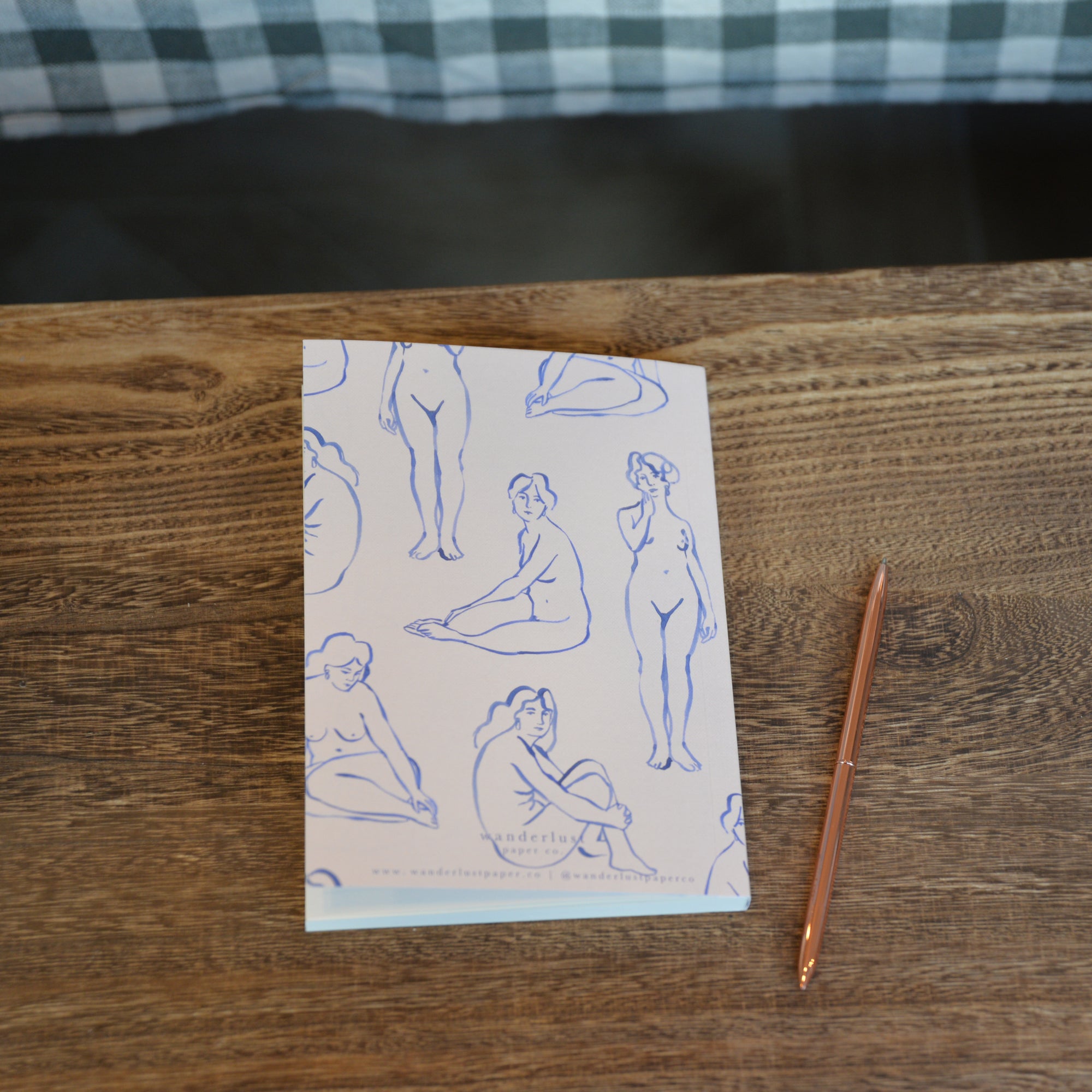 Wanderlust Paper Co. Blue Nudes Weekly Planner