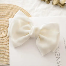 Load image into Gallery viewer, Linen Hair Bow / Colours