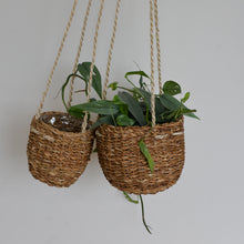 Load image into Gallery viewer, Betty Hanging Jute Pot / Various Sizes