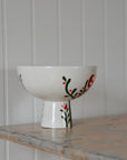 Donya Floral Pedestal Planter