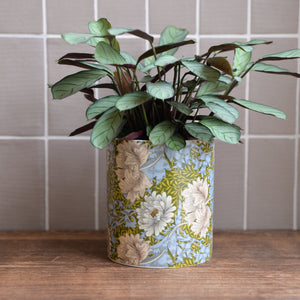 Ester Plant Pot / Floral Green Patterned