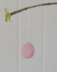 Felt Hanging Easter Eggs / Pink