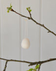 Felt Hanging Easter Eggs / White