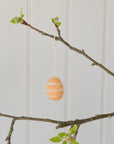 Felt Hanging Easter Eggs / Yellow
