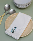 Floral Embroidered Napkin