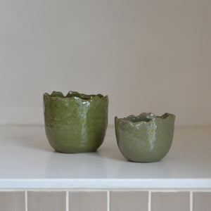 Liya Glazed Plant Pot / Various Sizes