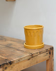 Lykke Glazed Plant Pot / Brown