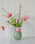 Noelia Green Glass Vase