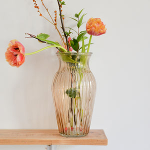 Noomi Glass Vase / Apricot