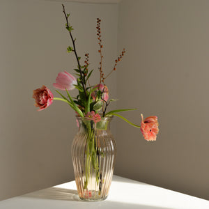 Noomi Glass Vase / Apricot