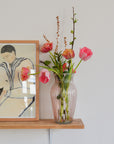 Noomi Glass Vase / Pink
