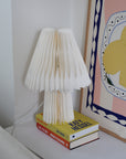 Pleated Paper Table Lamp