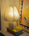 Pleated Paper Table Lamp