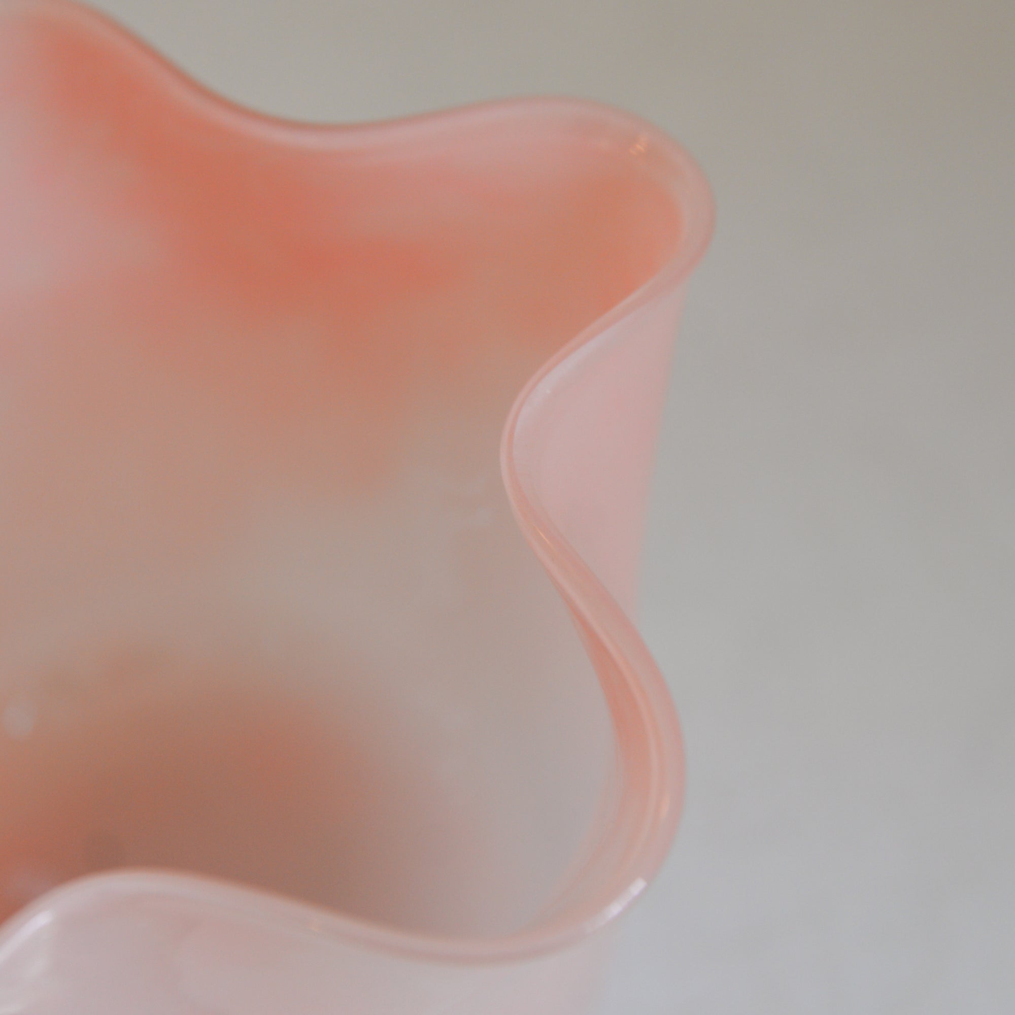 Short Glass Floral Vase / Various Colours