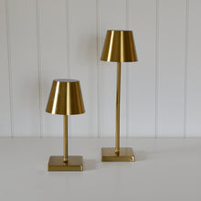 Load image into Gallery viewer, Siena Rechargeable LED Table Lamp / Gold