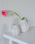 White Lillian Vase / Large