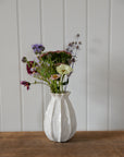 White Lillian Vase / Tall
