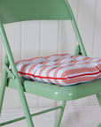 Matea Stripe Seat Cushion / Pink
