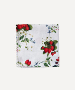 Wild Strawberry Linen Napkin