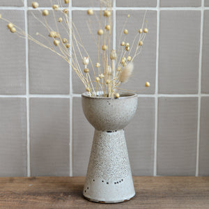 Mandy Ceramic Vase / Brown Melange