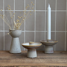 Load image into Gallery viewer, Wilma Ceramic Candleholder / Beige