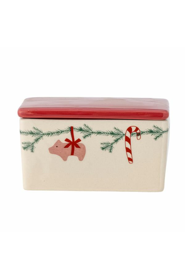 Christmas Butter Dish
