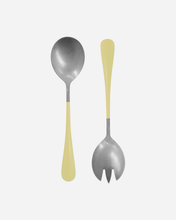Load image into Gallery viewer, Stainless Steel Salad Servers / Yellow