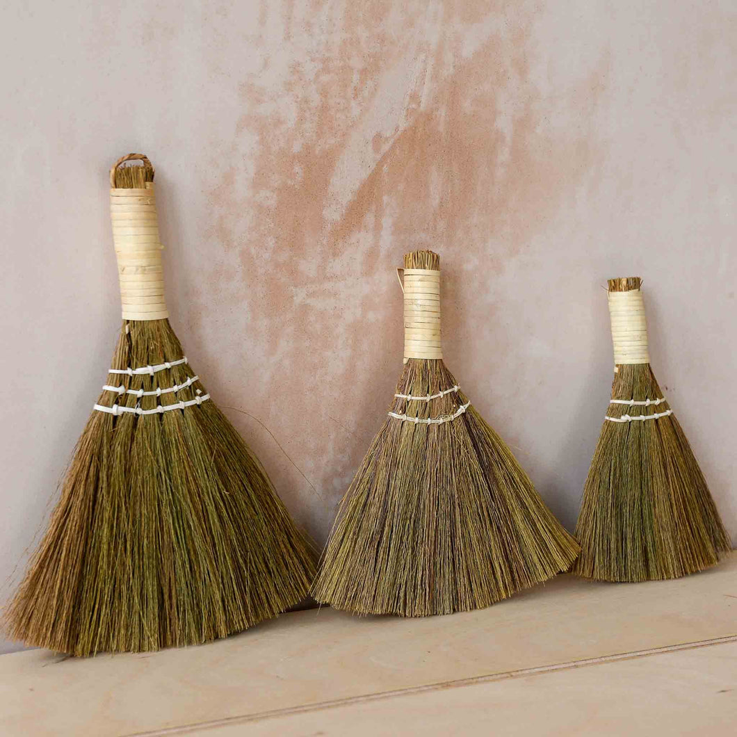 Seagrass Nature Broom Set of Three