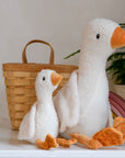 Small cuddly toy goose