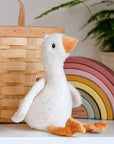 Small cuddly toy goose