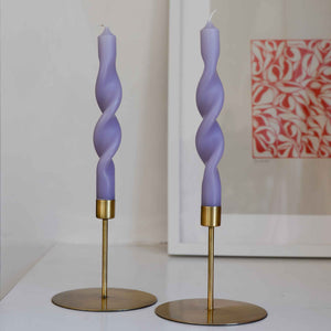 Broste Orchid Twist Candles in a Set of Two