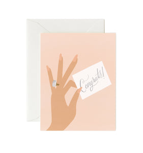 You're Engaged Ring Card