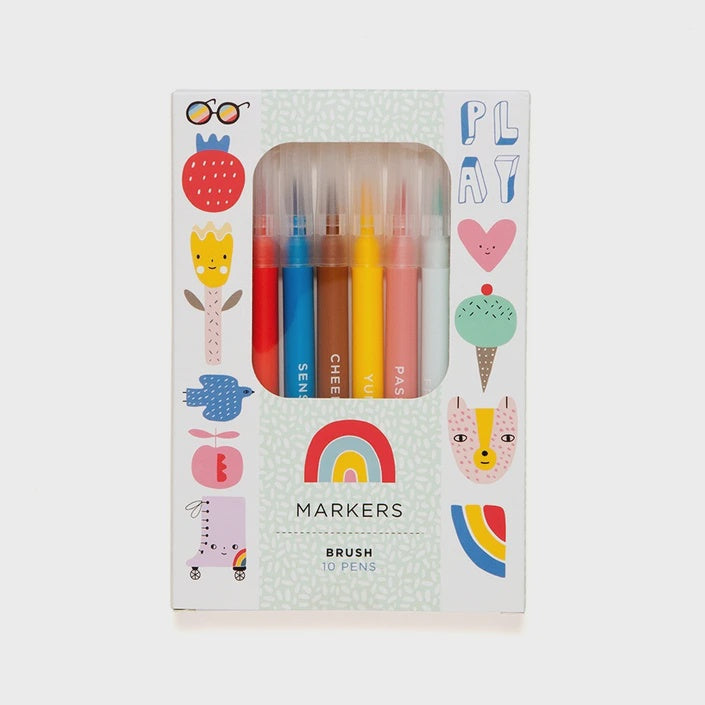 Petit Monkey Felt Tip pens - Set of Ten