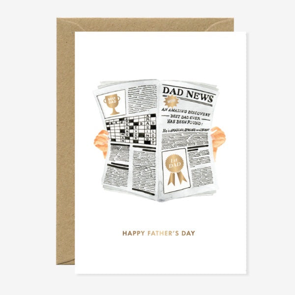 All the Ways to Say Newspaper Father's Day Card