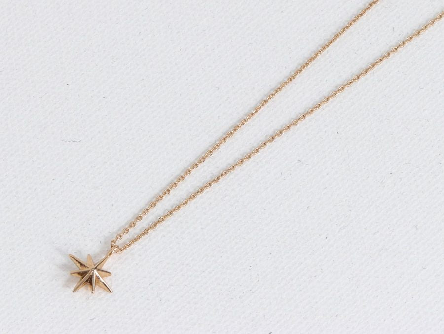 Big Metal London Ilaria Tiny Star Necklace in Gold
