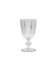 Wine Glass with Grooves