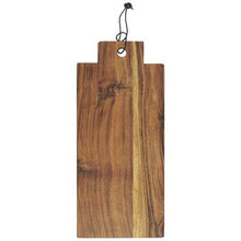 Load image into Gallery viewer, Large Cutting Board with Handle in Oiled Acacia Wood