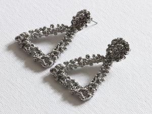 Big Metal London Cordelia Textured Metal Earrings (Variations Available)